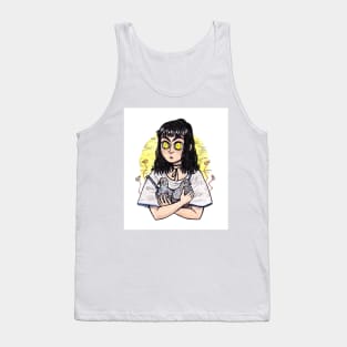 Pigeon Girl illustration Tank Top